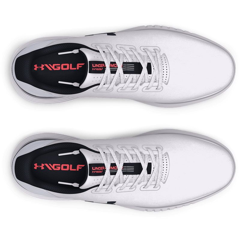 Zapatos-under-armour-para-hombre-Ua-Medal-Sl-2-para-golf-color-blanco.-Capellada