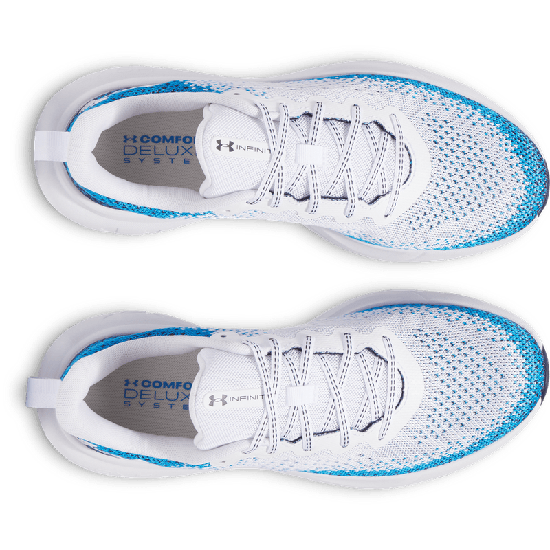 Tenis-under-armour-para-hombre-Ua-Infinite-para-correr-color-blanco.-Capellada