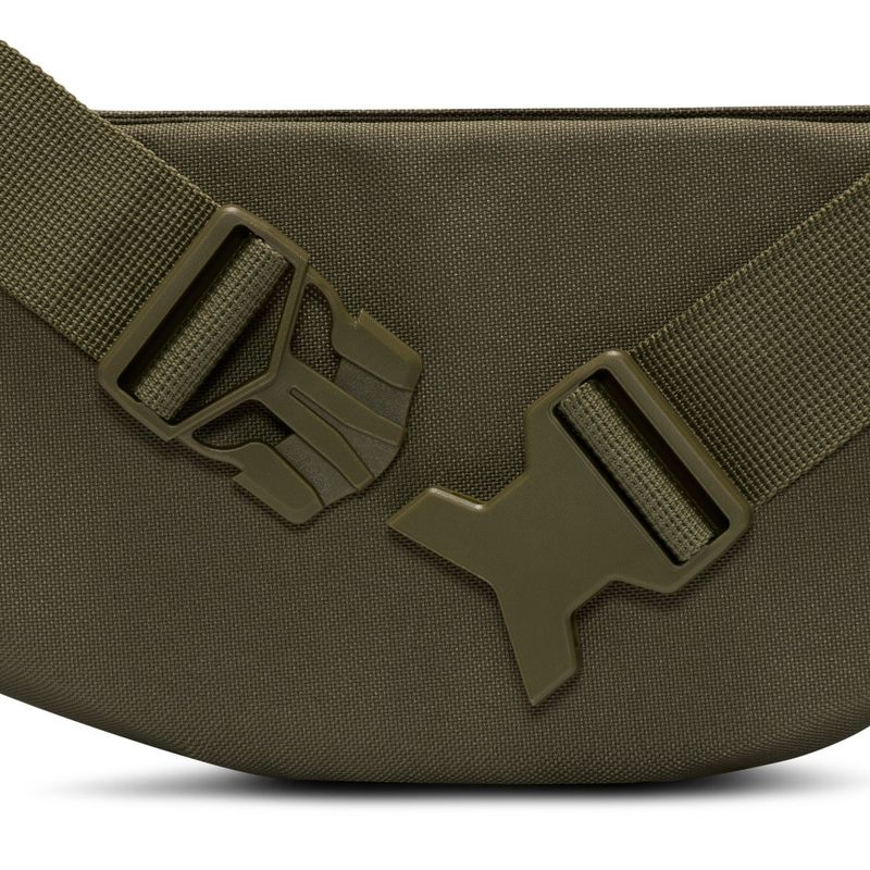 Canguro-nike-para-hombre-Nk-Heritage-Waistpack-para-moda-color-verde.-Detalle-Izquierdo