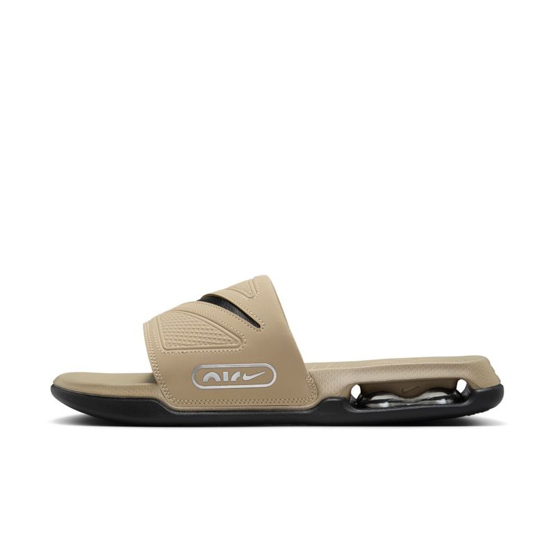 Sandalias-nike-para-hombre-Nike-Air-Max-Cirro-Slide-para-natacion-color-cafe.-Capellada