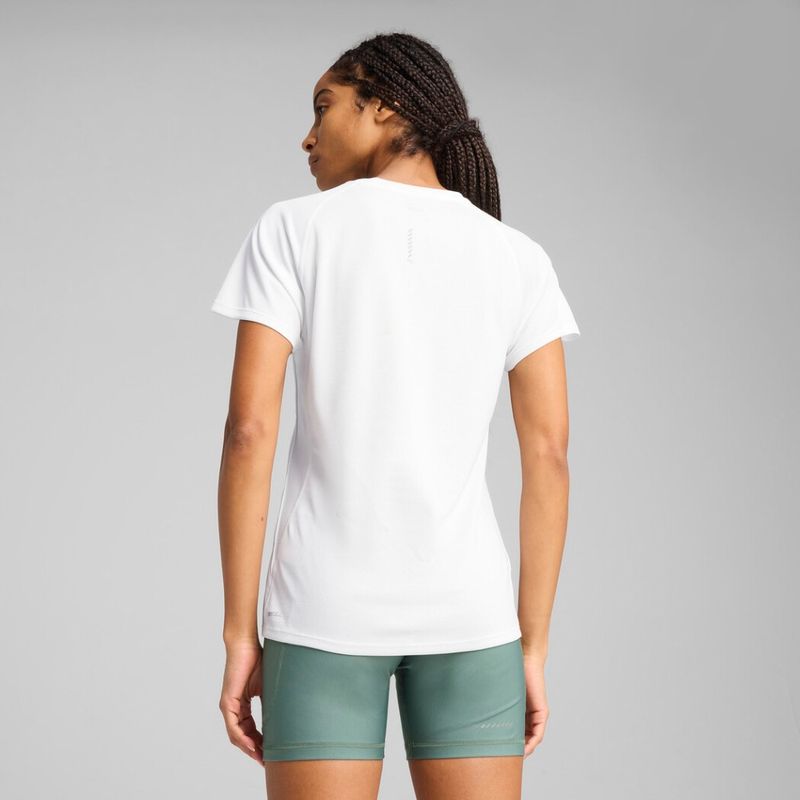 Camiseta-Manga-Corta-puma-para-mujer-Run-Velocity-Tee-W-para-correr-color-blanco.-Reverso-Con-Modelo