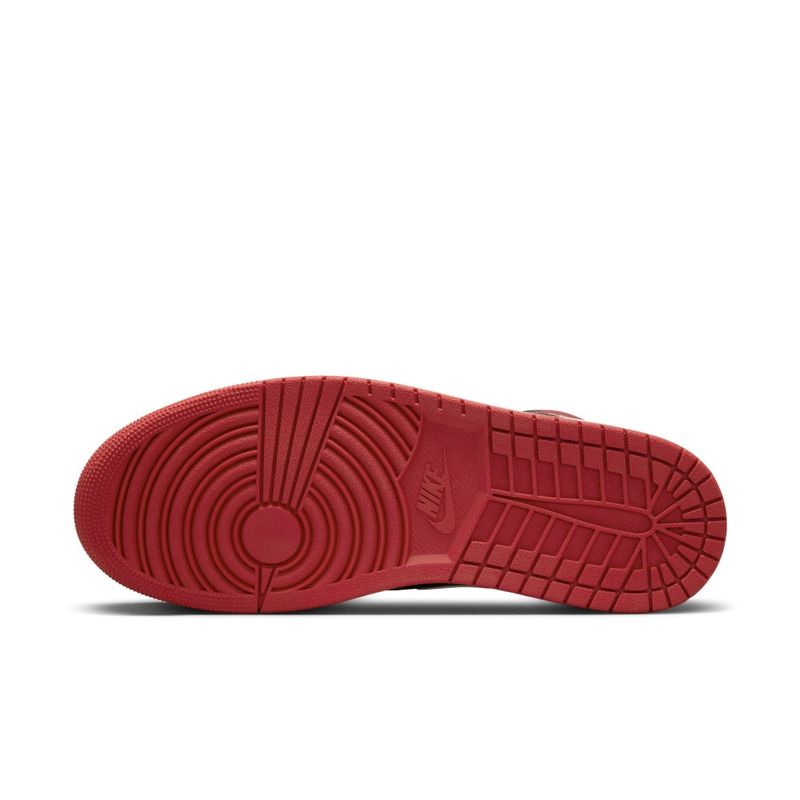 Tenis-nike-para-hombre-Air-Jordan-1-Mid-para-moda-color-negro.-Capellada