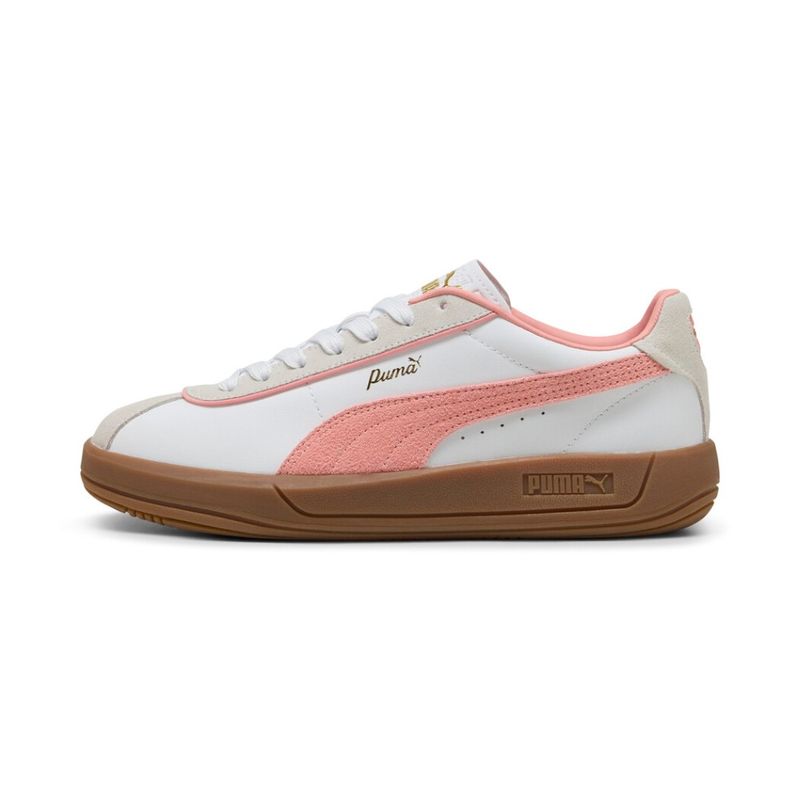 Tenis-puma-para-mujer-Puma-Club-Klassika-para-moda-color-blanco.-Lateral-Interna-Derecha