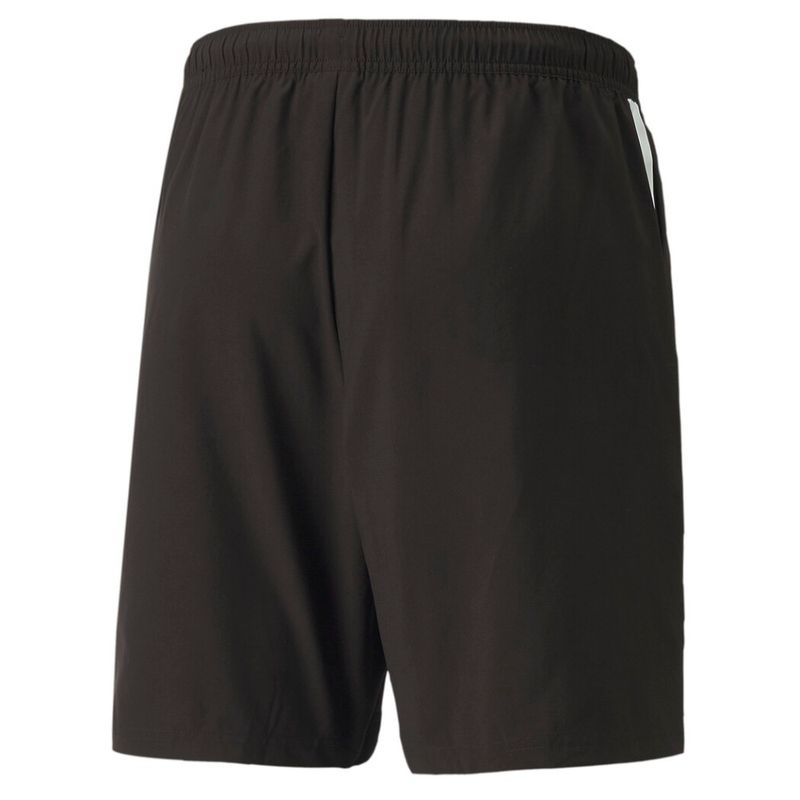 Pantaloneta-puma-para-hombre-Teamliga-Sideline-Shorts-para-futbol-color-negro.-Reverso-Sin-Modelo