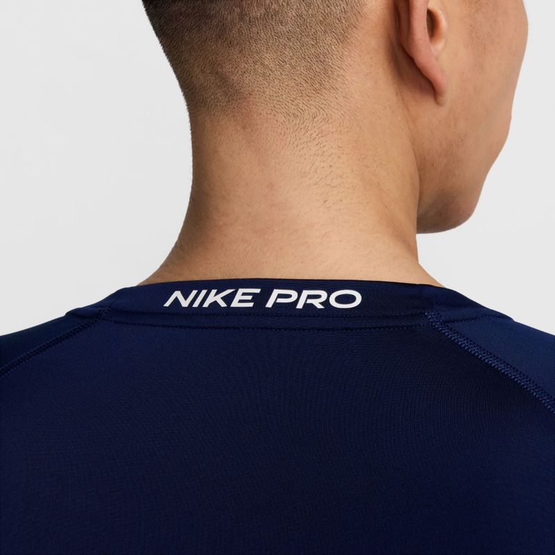 Camiseta-Manga-Larga-nike-para-hombre-M-Np-Df-Tight-Top-Ls-para-entrenamiento-color-azul.-Detalle-2