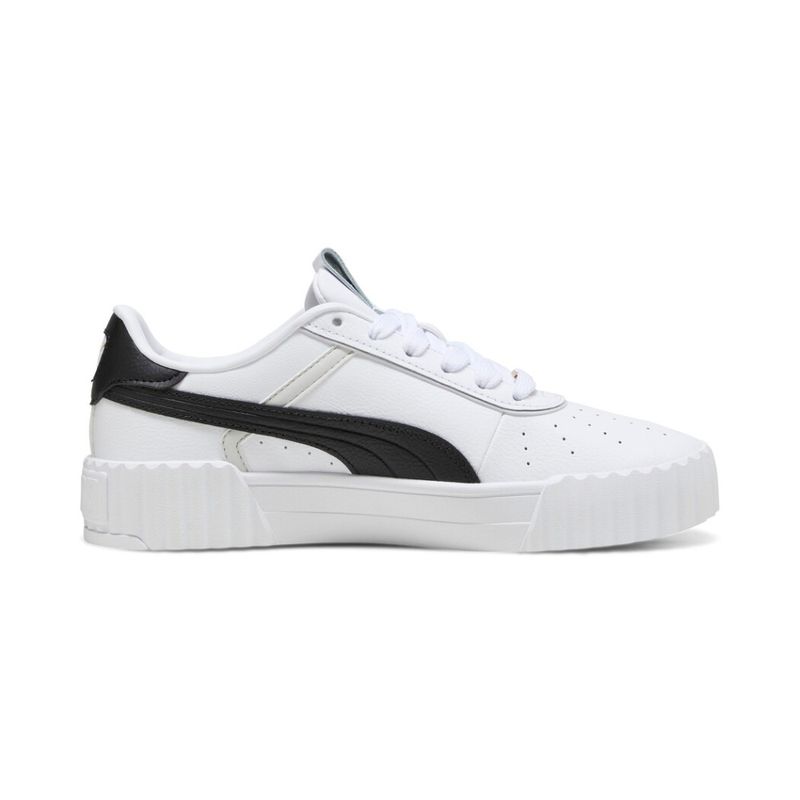 Tenis-puma-para-mujer-Carina-3.0-Luxe-Wns-para-moda-color-blanco.-Lateral-Externa-Derecha