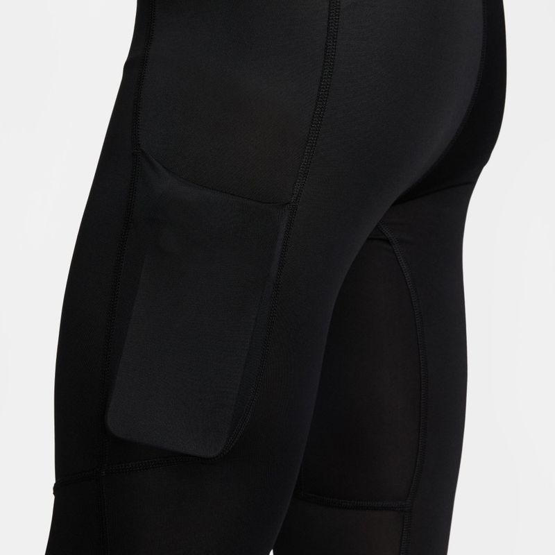 Capri-nike-para-hombre-M-Np-Df-3Qt-Tight-para-entrenamiento-color-blanco.-Reverso-Sobre-Modelo