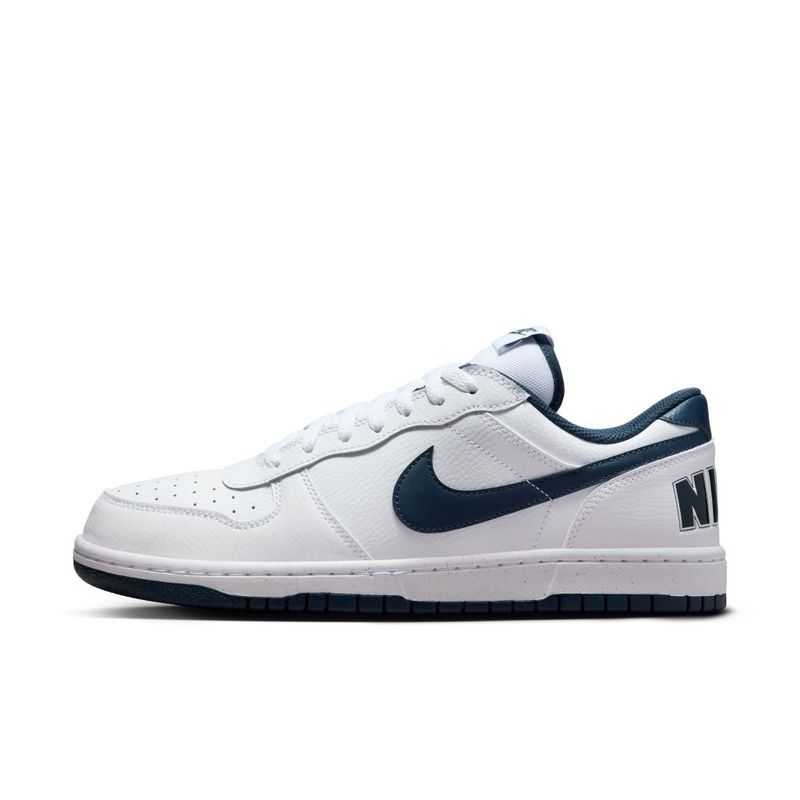 Tenis-nike-para-hombre-Big-Nike-Low-para-moda-color-blanco.-Lateral-Interna-Izquierda
