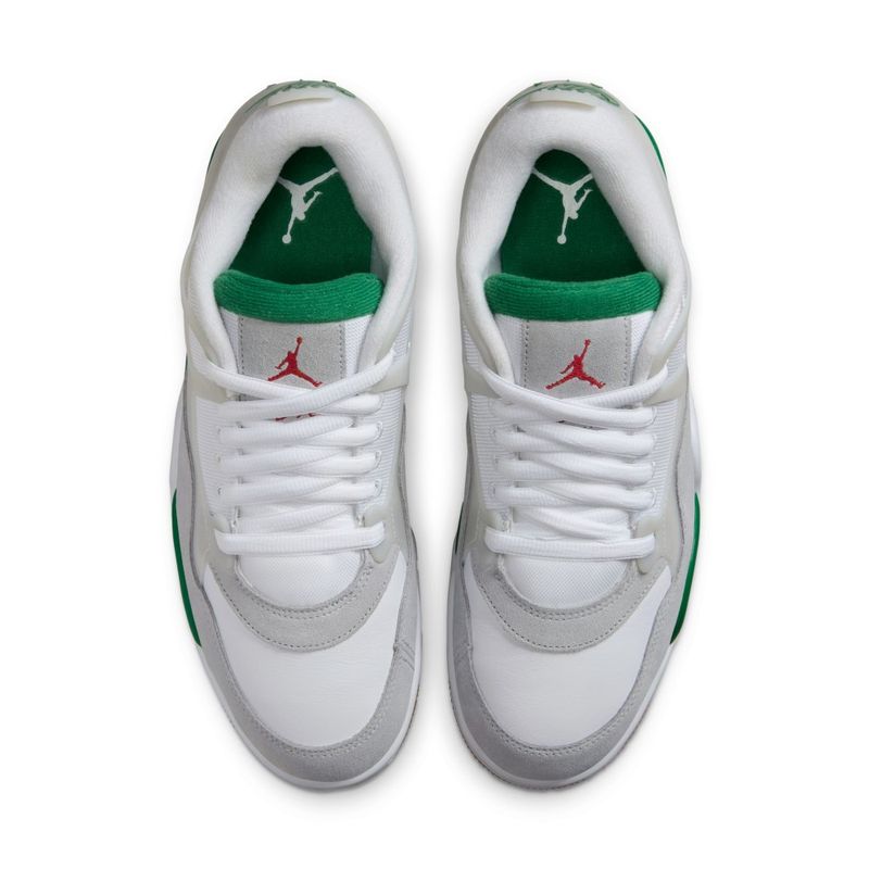 Tenis-nike-para-hombre-Air-Jordan-4-Rm-para-moda-color-blanco.-Capellada