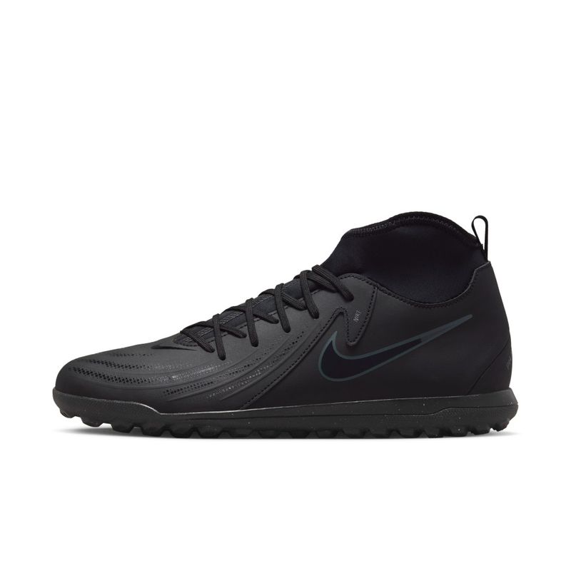 Guayos-nike-para-hombre-Phantom-Luna-Ii-Club-Tf-para-futbol-color-negro.-Lateral-Interna-Izquierda