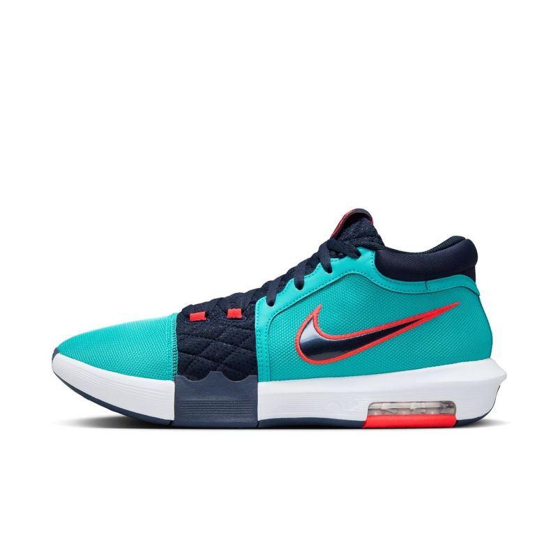 Tenis-nike-para-hombre-Lebron-Witness-Viii-para-baloncesto-color-verde.-Lateral-Interna-Izquierda