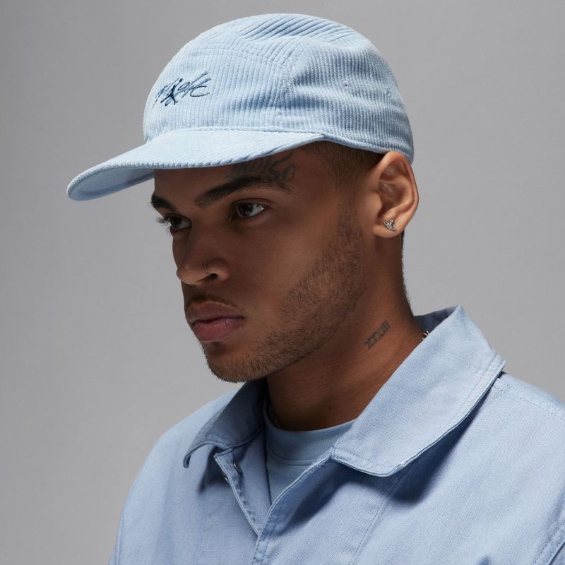 Gorra-nike-para-hombre-U-J-Aw84-Jumpman-Cap-para-moda-color-gris.-Frente-Sin-Modelo
