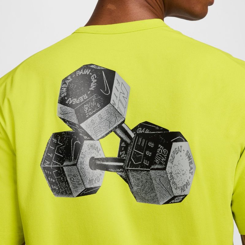 Camiseta-Manga-Corta-nike-para-hombre-M-Nk-Df-Hyverse-Top-Ss-Gfx-para-entrenamiento-color-verde.-Detalle-1