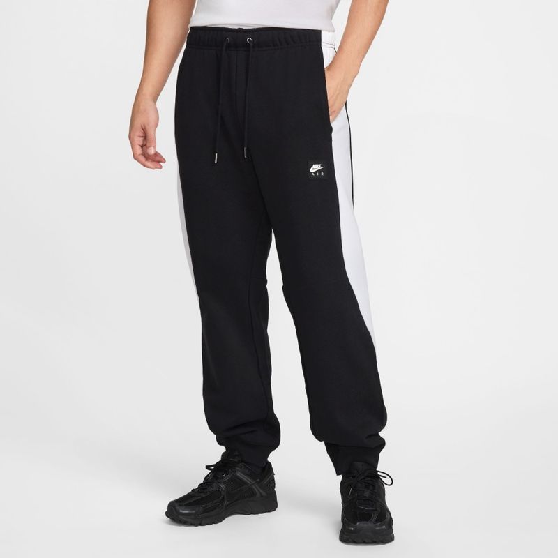 Pantalon-nike-para-hombre-M-Nike-Air-Flc-Jgge-Bft-para-moda-color-negro.-Frente-Sobre-Modelo