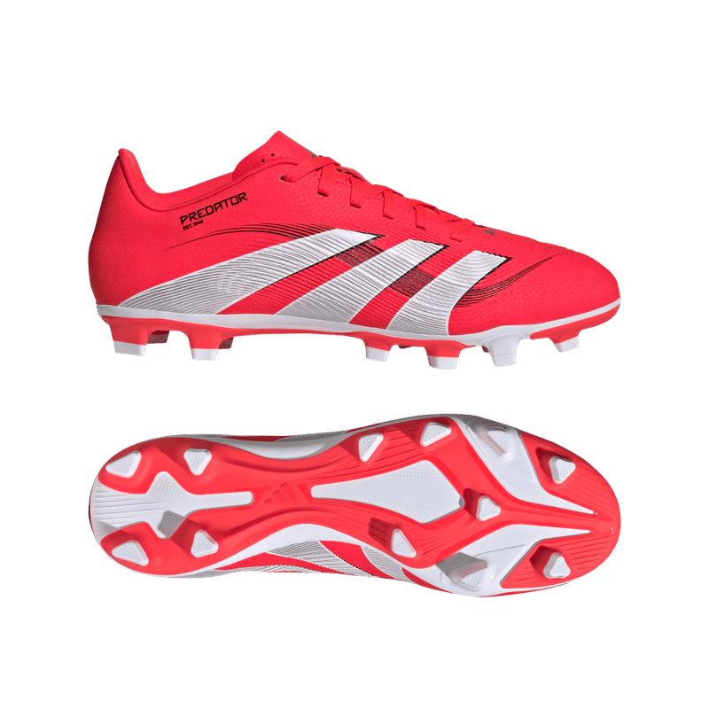 Guayos-adidas-unisex-Predator-Club-Fg-Mg-para-futbol-color-rojo.-Media-Suela