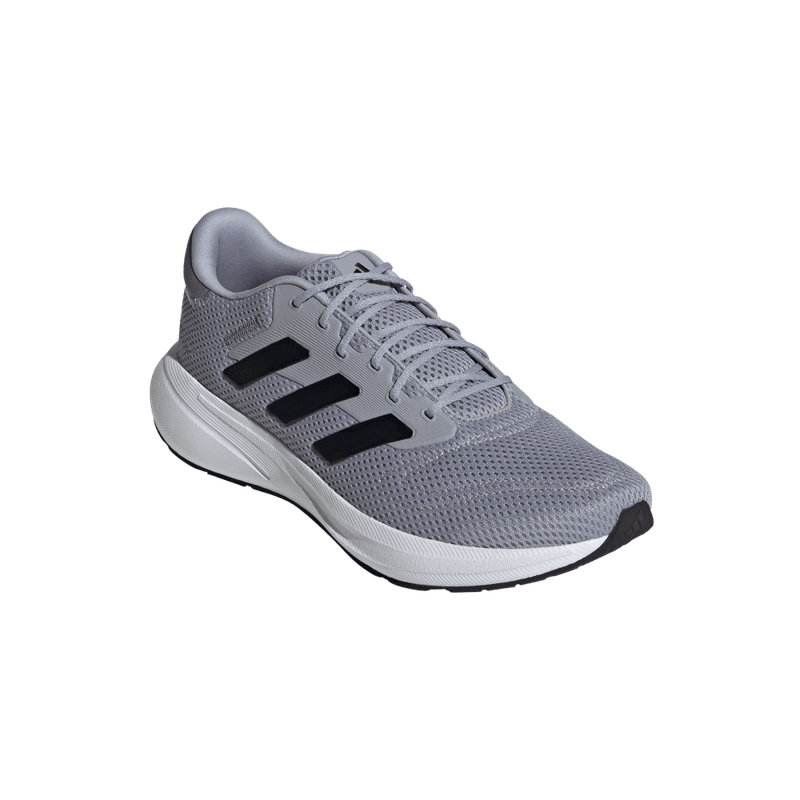 Tenis-adidas-unisex-Response-Runner-U-para-correr-color-gris.-Par-Alineados