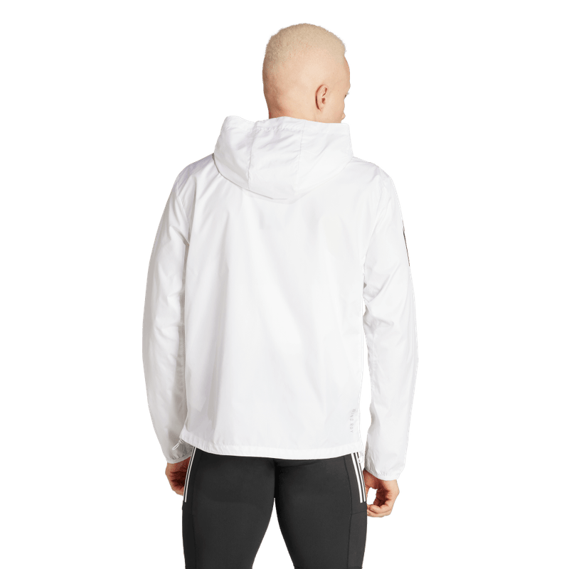 Chaqueta-adidas-para-hombre-Otr-B-Jkt-para-correr-color-blanco.-Detalle-Posterior