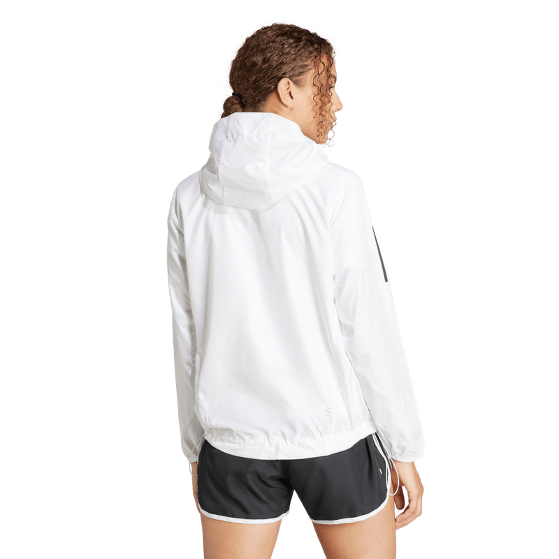 Chaqueta-adidas-para-mujer-Otr-B-Jkt-para-correr-color-blanco.-Detalle-Posterior
