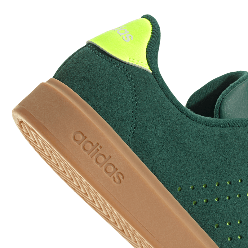 Tenis-adidas-para-hombre-Advantage-2.0-para-moda-color-verde.-Detalle-2