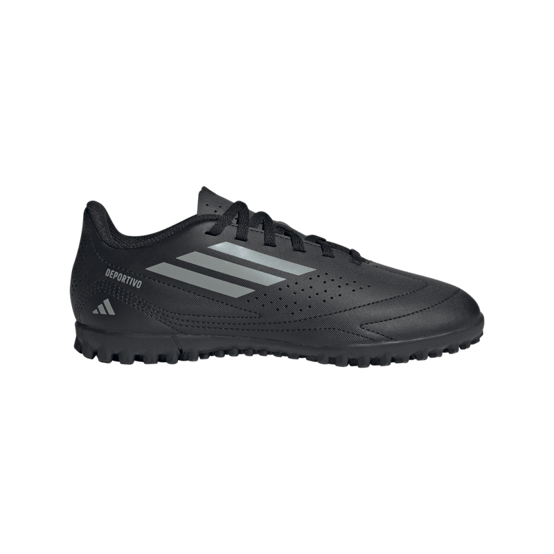 Guayos-adidas-para-niño-Deportivo-Iii-Tf-J-para-futbol-color-negro.-Lateral-Externa-Derecha