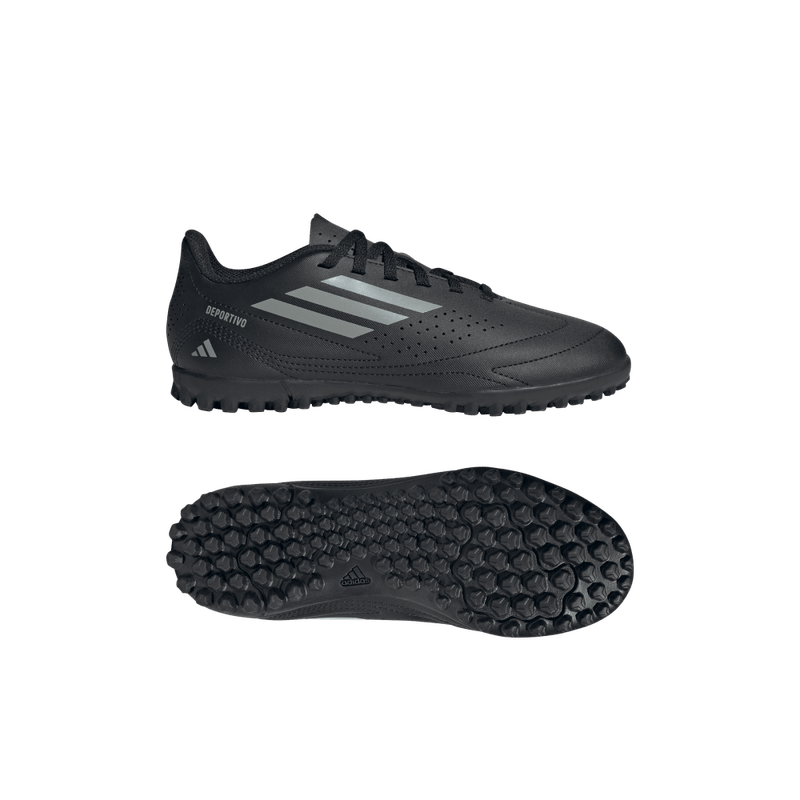 Guayos-adidas-para-niño-Deportivo-Iii-Tf-J-para-futbol-color-negro.-Media-Suela
