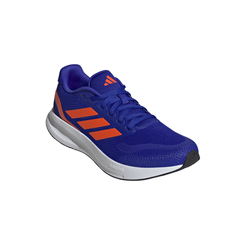 Tenis-adidas-para-hombre-Runfalcon-5-para-correr-color-azul.-Par-Alineados