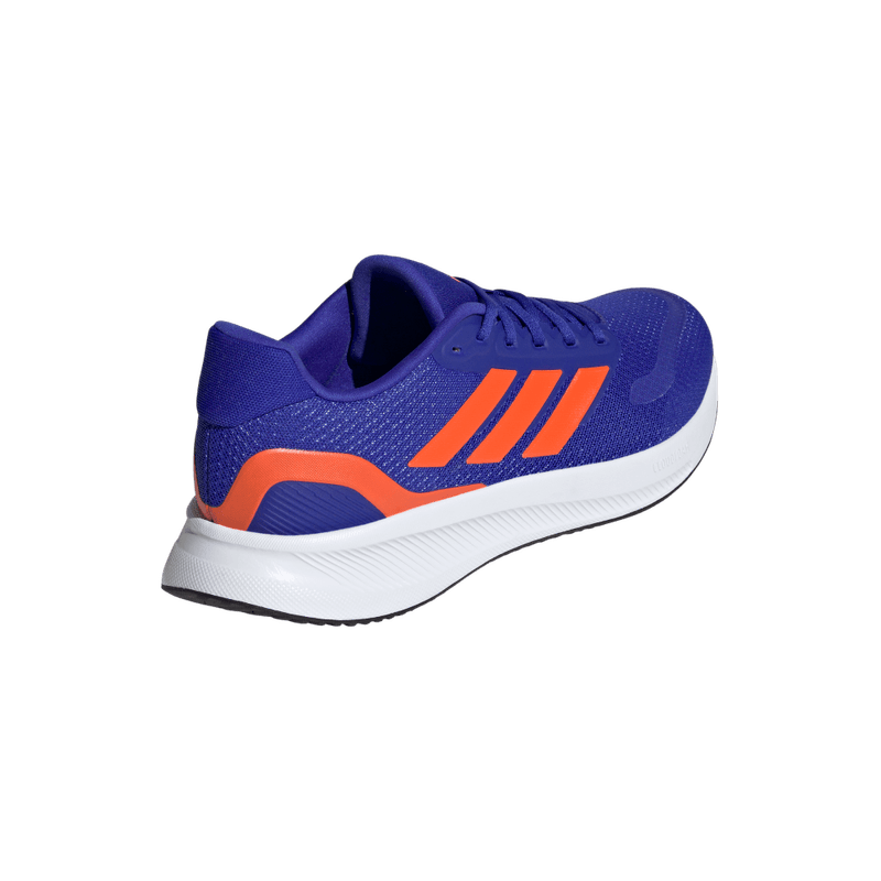 Tenis-adidas-para-hombre-Runfalcon-5-para-correr-color-azul.-Par-Laterales