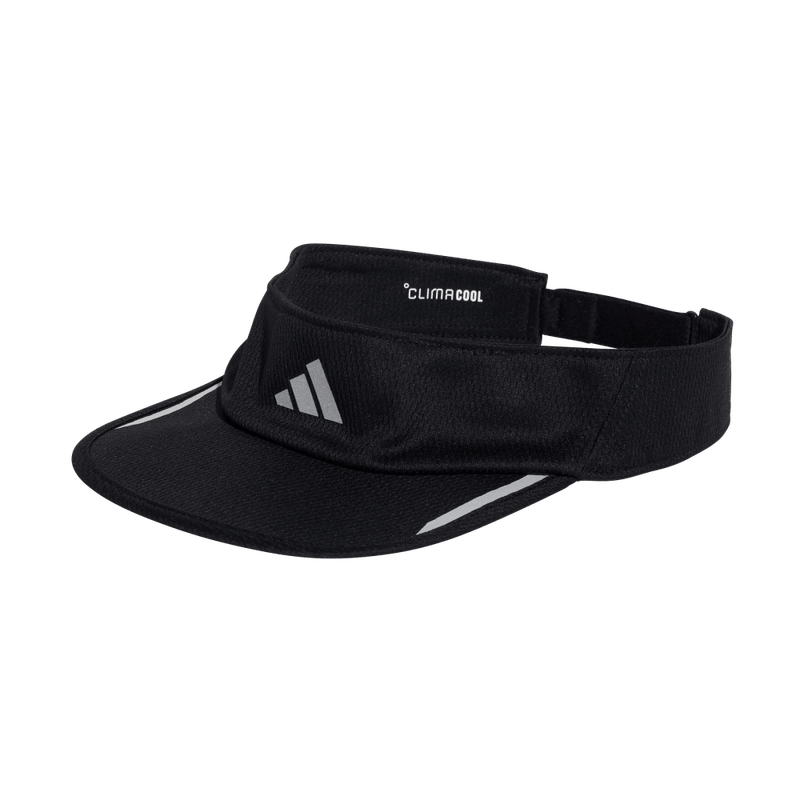 Visera-adidas-unisex-Run-Visor-Cc-para-correr-color-negro.-Frente-Sin-Modelo