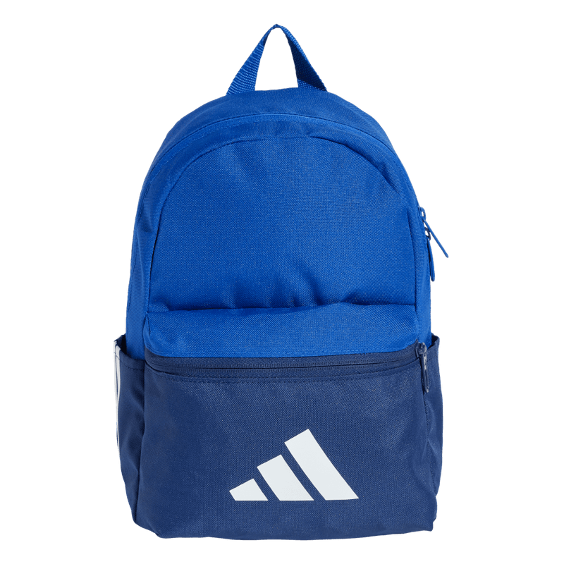 Morral-adidas-para-niño-Lk-Bp-3Bar-para-moda-color-azul.-Frente-Sin-Modelo