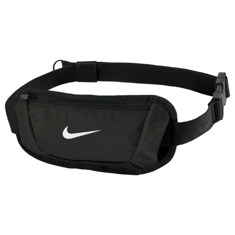 Canguro-nike-para-hombre-Nike-Challenger-2.0-Waist-Pack-para-correr-color-negro.-Frente-Sin-Modelo