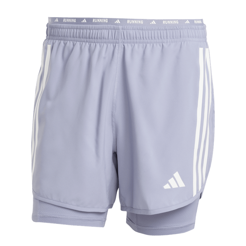 Pantaloneta-adidas-para-hombre-Otr-E-3S-2In1-S-para-correr-color-morado.-Frontal-Sobre-Modelo