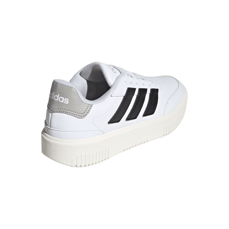 Tenis-adidas-para-mujer-Courtblock-Bold-para-moda-color-blanco.-Par-Laterales
