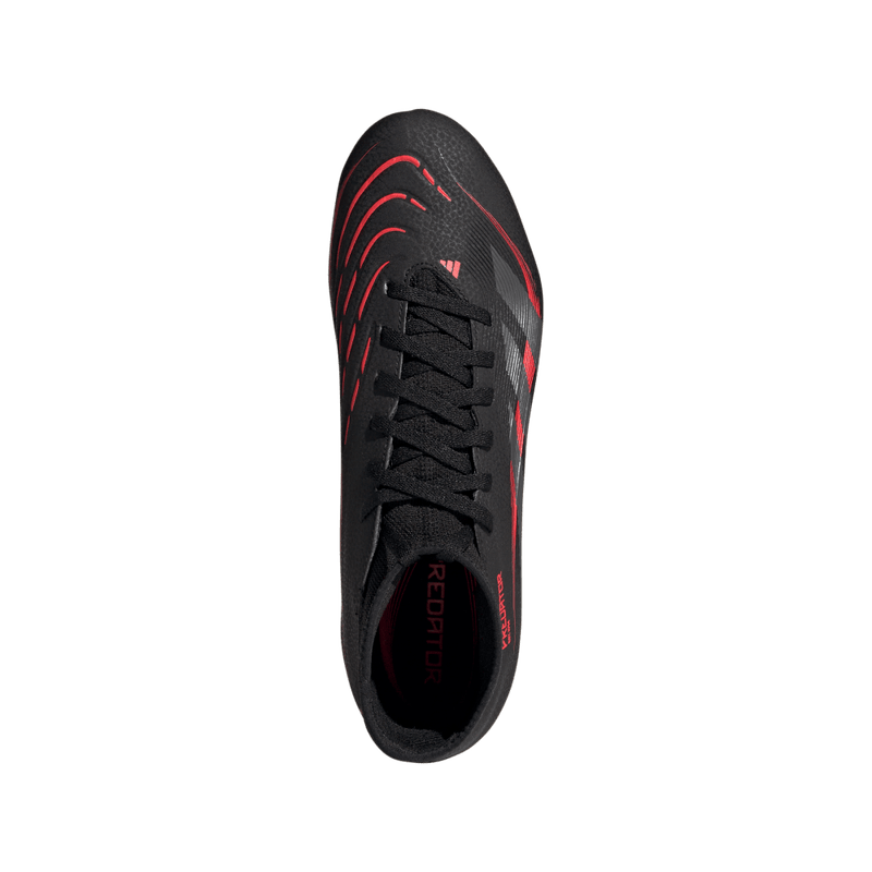 Guayos-adidas-unisex-Predator-Club-Sock-para-futbol-color-negro.-Vista-Lateral-Pares