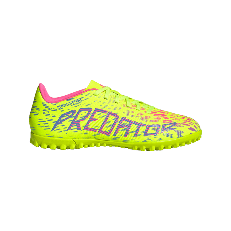 Guayos-adidas-unisex-Predator-Club-Tf-para-futbol-color-verde.-Lateral-Externa-Derecha