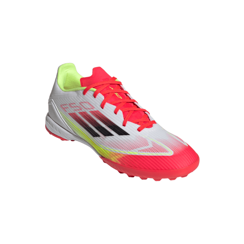 Guayos-adidas-unisex-F50-League-Tf-para-futbol-color-blanco.-Suela