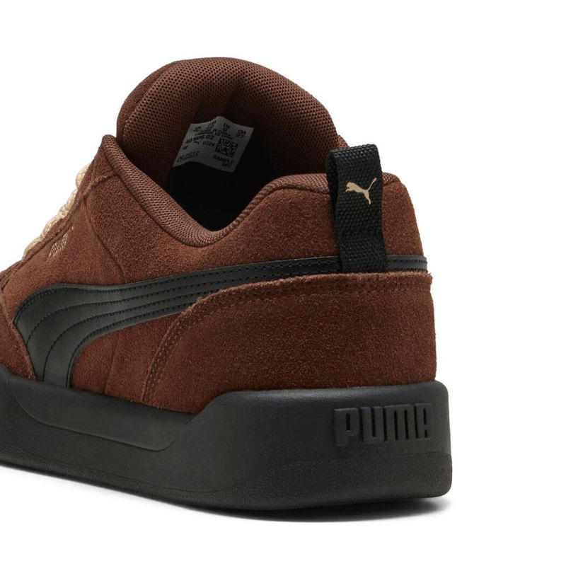 Tenis-puma-para-hombre-Park-Lifestyle-Raw-para-moda-color-cafe.-Talon
