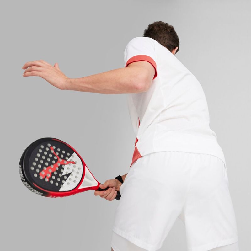 Camiseta-Manga-Corta-puma-para-hombre-Individual-Panel-Jersey-para-tenis-color-blanco.-Detalle-3