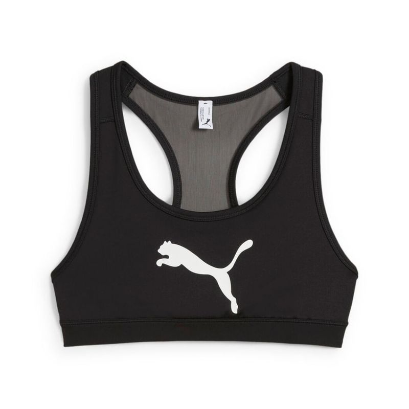 Top-puma-para-mujer-4Keeps-Bra-W-para-entrenamiento-color-negro.-Frente-Sin-Modelo