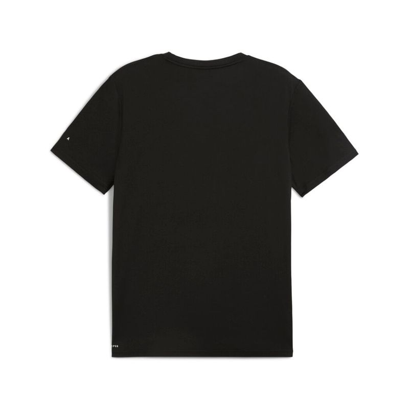 Camiseta-Manga-Corta-puma-para-hombre-Puma-Fit-Cloudspun-Evrydy-Tee-para-entrenamiento-color-negro.-Reverso-Sin-Modelo