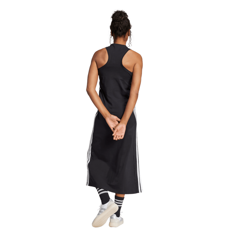 Vestido-adidas-para-mujer-W-3S-Sj-Dre-para-moda-color-negro.-Frente-Sin-Modelo