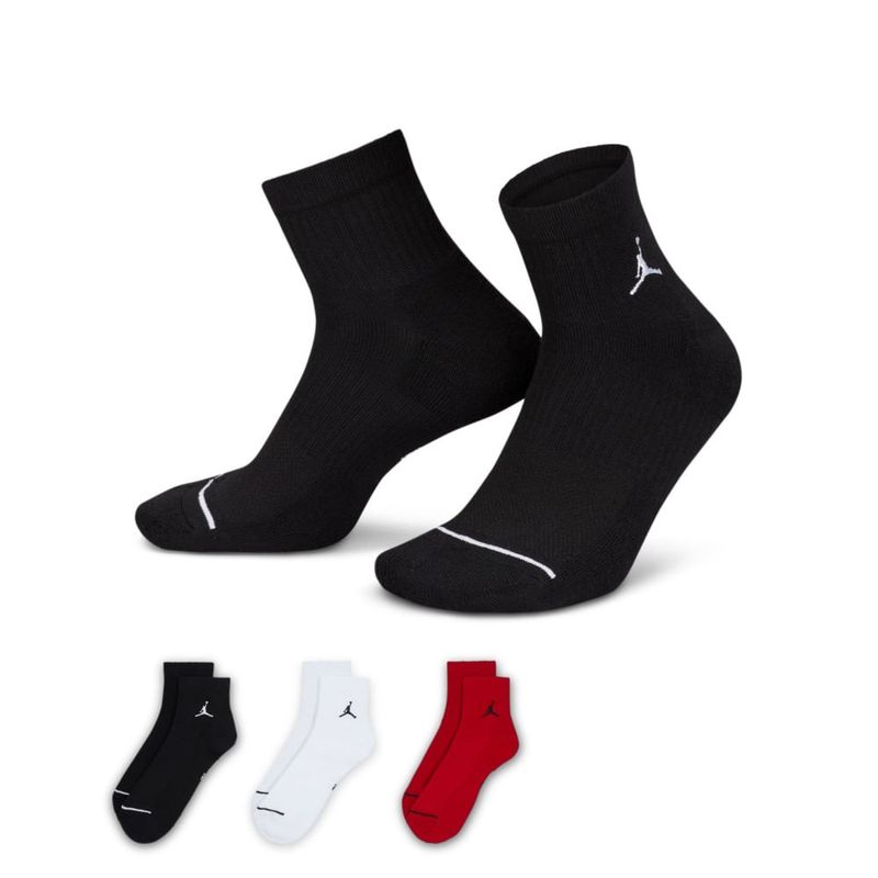 Medias-nike-para-hombre-U-J-Everyday-Cush-Poly-Ankle-3-para-moda-color-multicolor.-Vista-Detalle-Izq