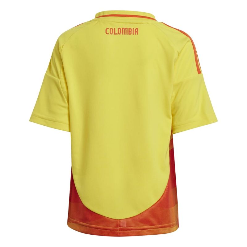 Camiseta-De-Equipo-adidas-para-niño-Fcf-H-Mini-para-futbol-color-amarillo.-Reverso-Sobre-Modelo