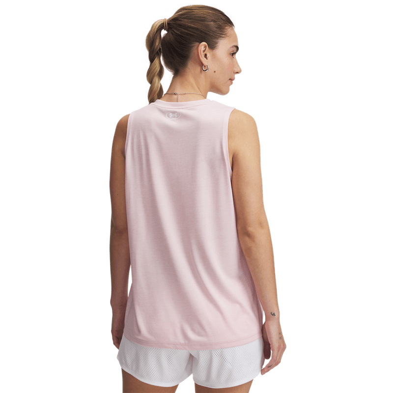 Camiseta-Manga-Sisa-under-armour-para-mujer-Tech-Tank-Twist-para-entrenamiento-color-rosado.-Reverso-Sin-Modelo