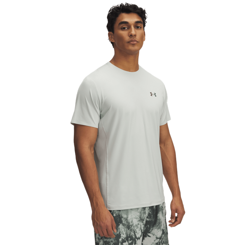 Camiseta-Manga-Corta-under-armour-para-hombre-Vanish-Elite-Vent-Ss-para-entrenamiento-color-verde.-Frente-Sin-Modelo