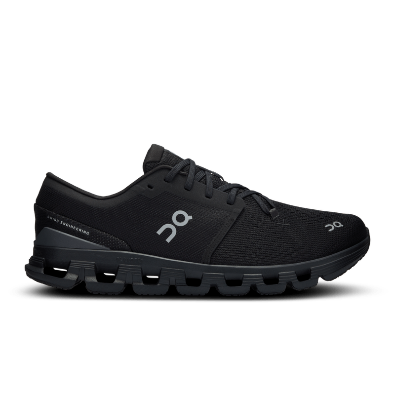 Tenis-on-para-hombre-Cloud-X-4-para-entrenamiento-color-negro.-Lateral-Externa-Derecha