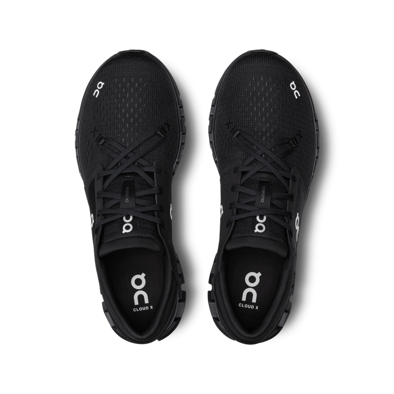 Tenis-on-para-hombre-Cloud-X-4-para-entrenamiento-color-negro.-Capellada
