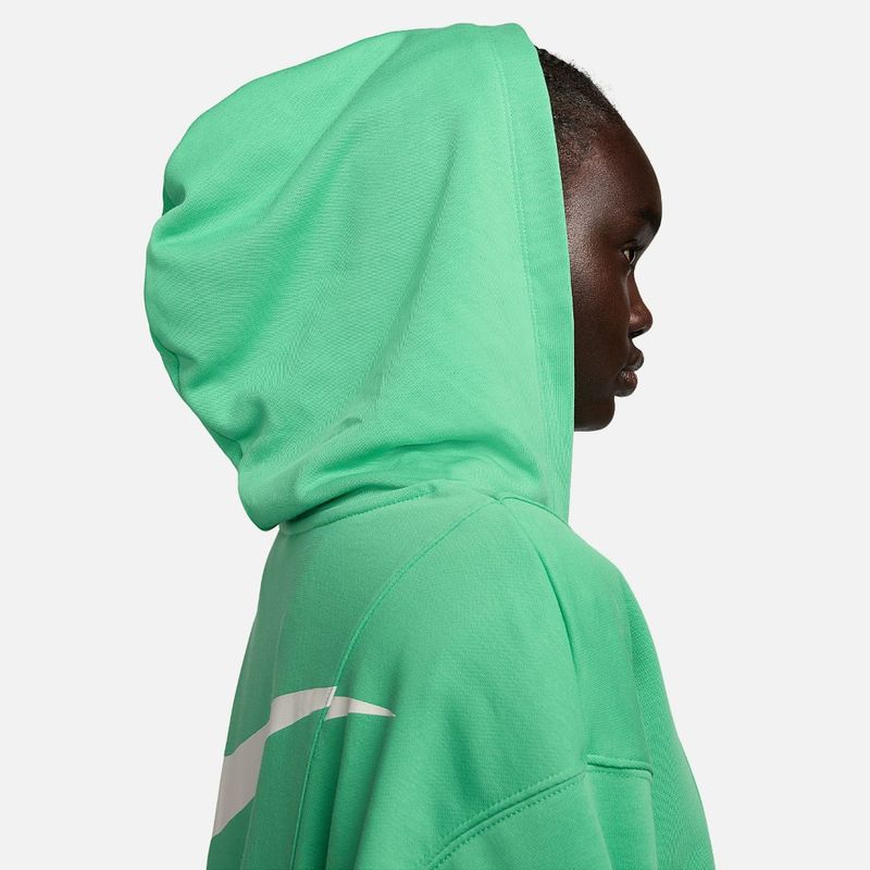 Hoodie-nike-para-mujer-W-Nsw-Air-Os-Flc-Fz-para-moda-color-verde.-Detalle-9