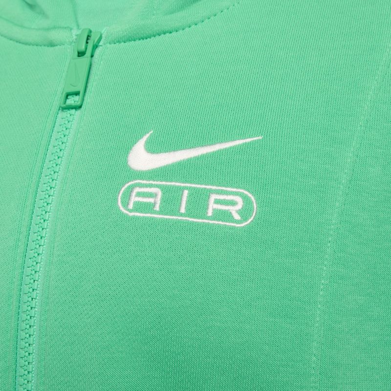 Hoodie-nike-para-mujer-W-Nsw-Air-Os-Flc-Fz-para-moda-color-verde.-Detalle-1