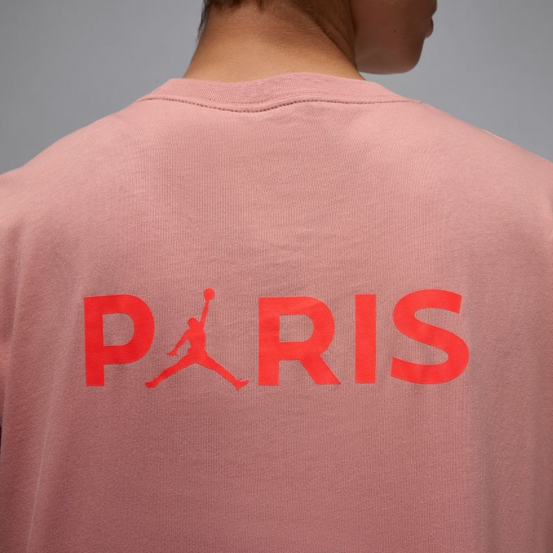 Camiseta-Manga-Corta-nike-para-mujer-W-J-Psg-Ss-Gfx-Gf-Tee-para-moda-color-rosado.-Detalle-1