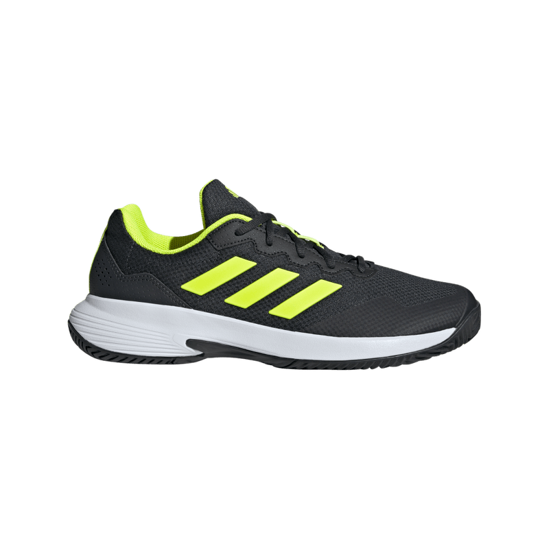 Tenis-adidas-para-hombre-Gamecourt-2-M-para-tenis-color-gris.-Lateral-Externa-Derecha